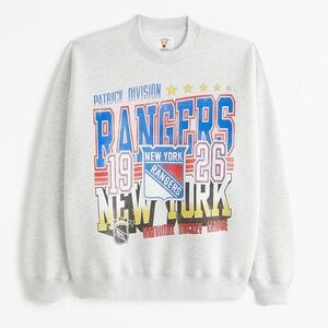 Abercrombie & Fitch New York Rangers Graphic Crew Sweatshirt